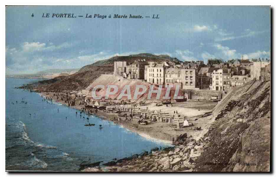CPA LE PORTEL - La Plage a Maree haute - LL 
