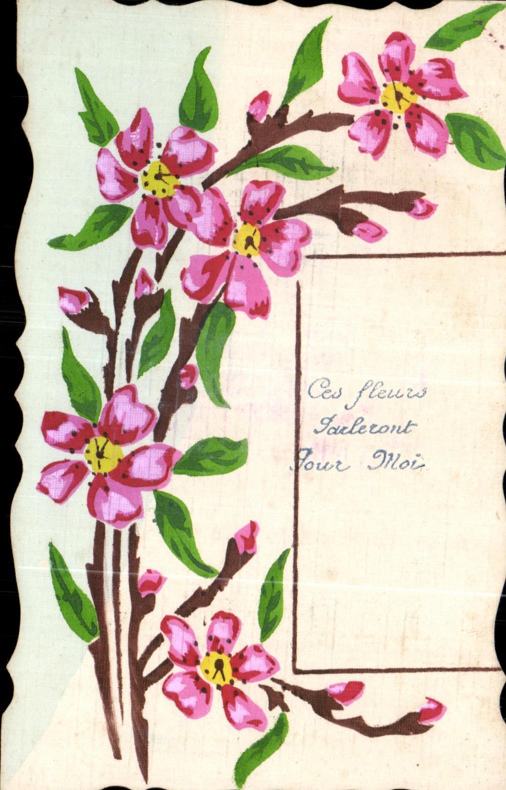 CPA Fantaisie Fleurs 