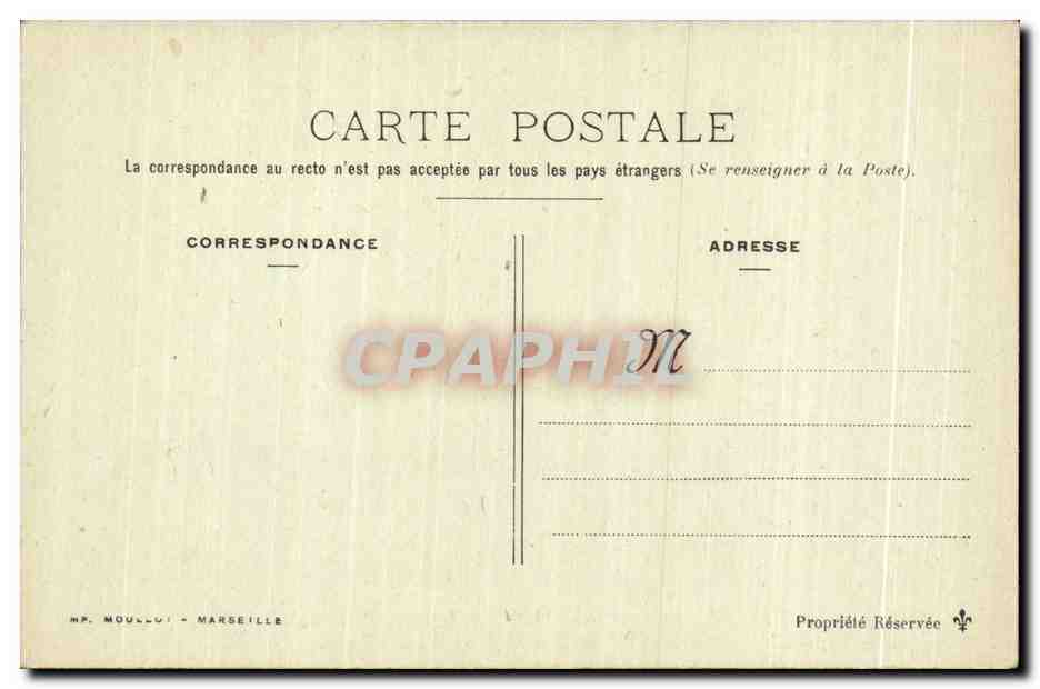 Sacré de Charles VII dans la cathédrale de Reims — le 17 juillet — éditeur MP. MOULLUI - MARSEILLE — Achterkant