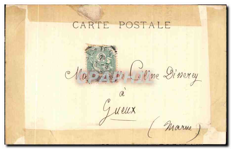 CPA Nu erotique Femme Salon 1905 Monod Nu de jeune fille — Rückseite