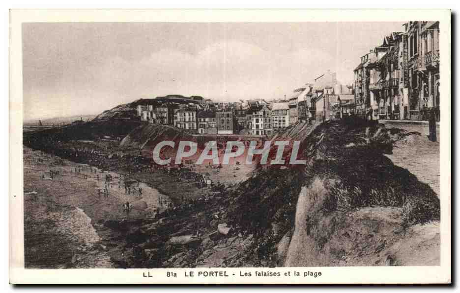 CPA LE PORTEL - Les falaises et la plage