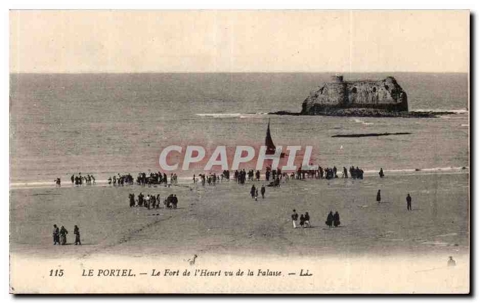 CPA LE PORTEL - Le Fort de I Henurt vu de la Falasse
