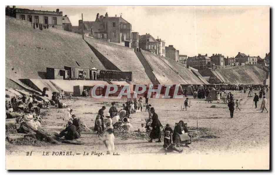 CPA LE PORTEL - La Plage - LL
