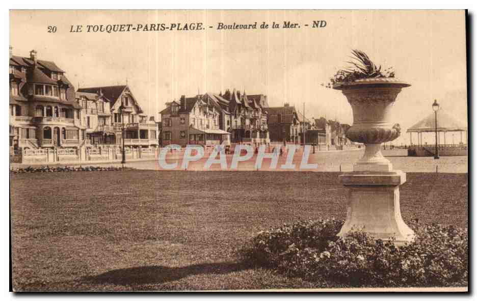 CPA LE TOUQUET- PARIS-PLAGE- Boulevard de la Mer - ND