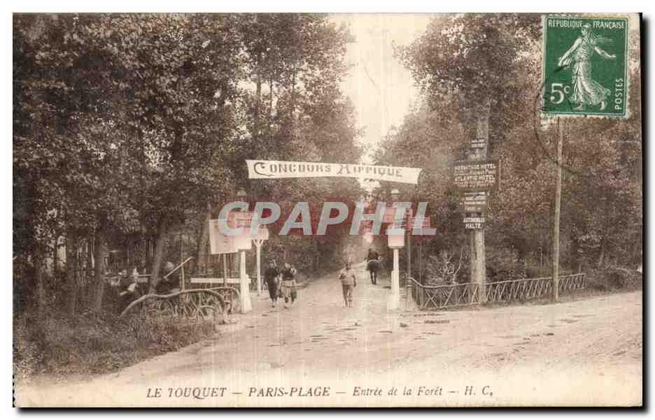 Le Touquet – Paris-Plage – Entrée de la Forêt – H. C.