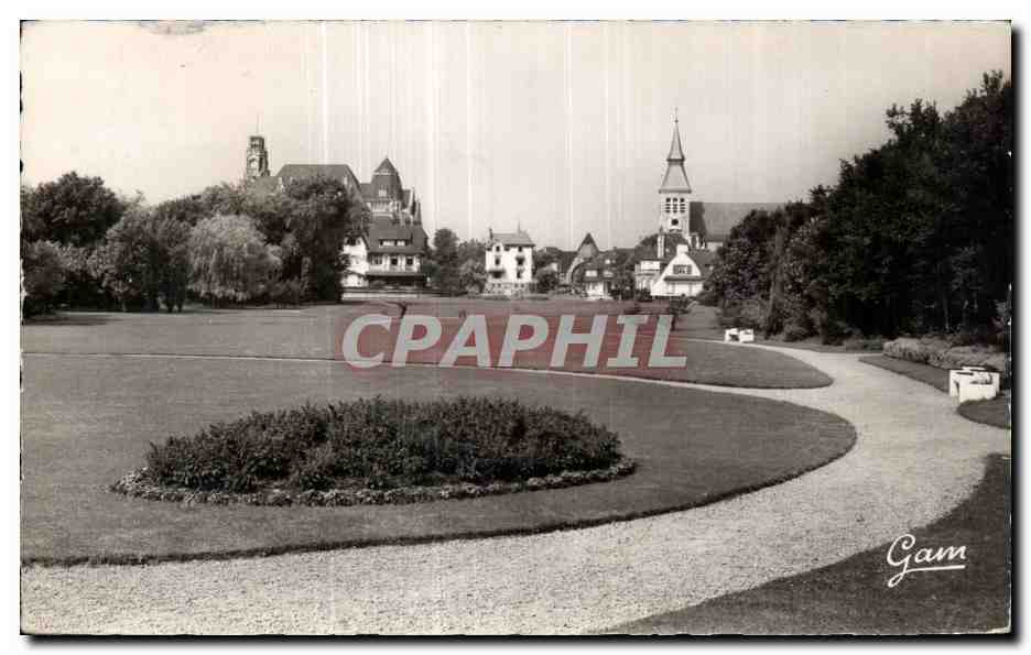 Garden with Church and Buildings — Gam — Publisher Gam