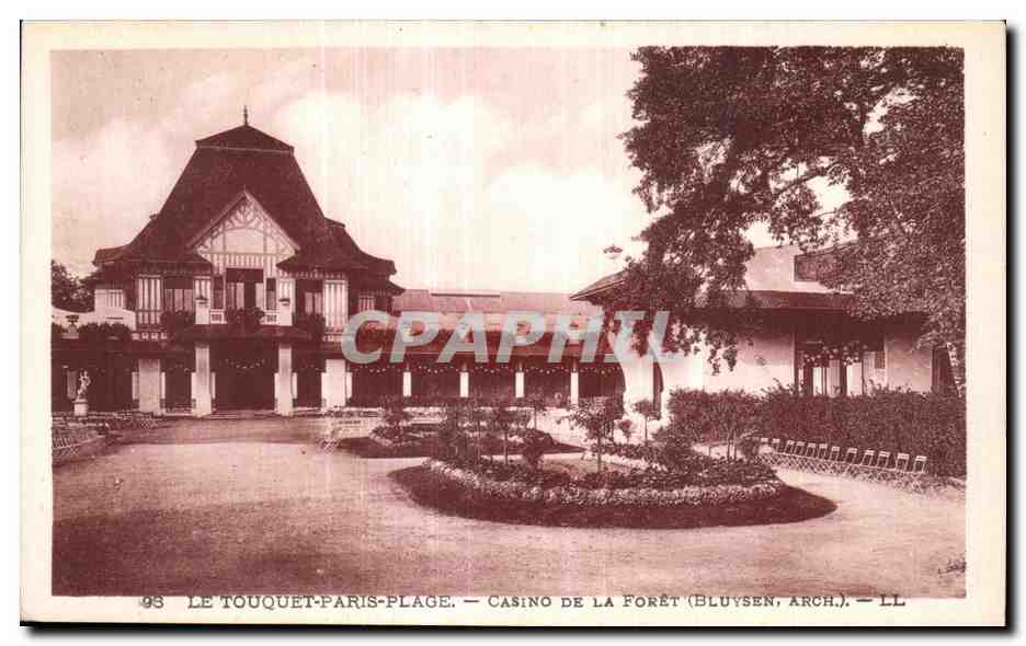 CPA LE TOUQUET-PARIS PLAGE - CASINO DE LA FORET (BLUYSEN ARCE) -LL