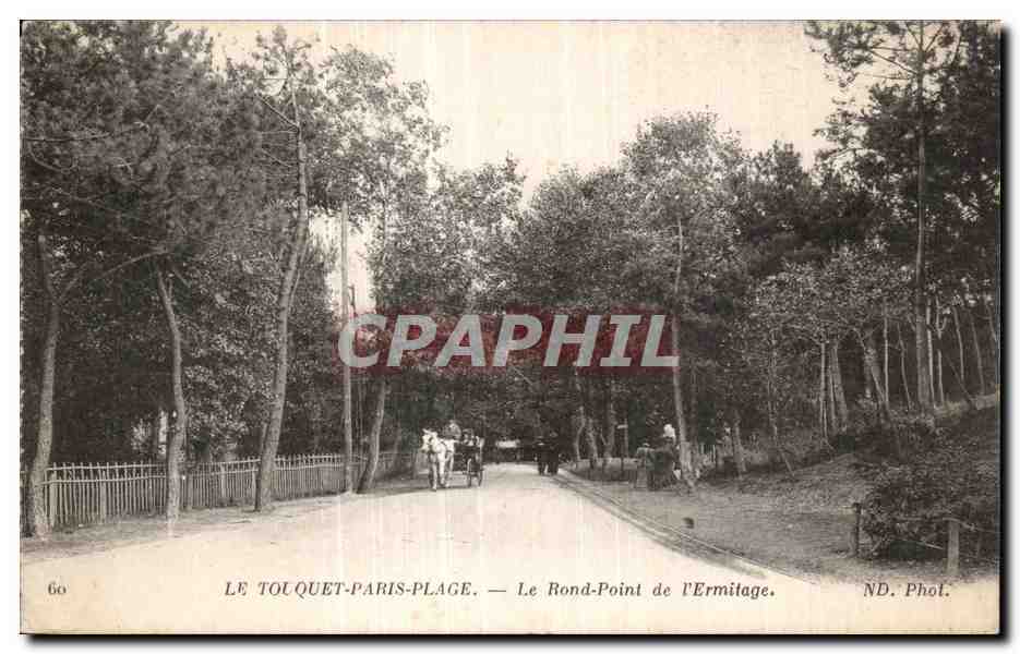 Le Touquet-Paris-Plage — Le Rond-Point de l'Ermitage — ND. Phot.