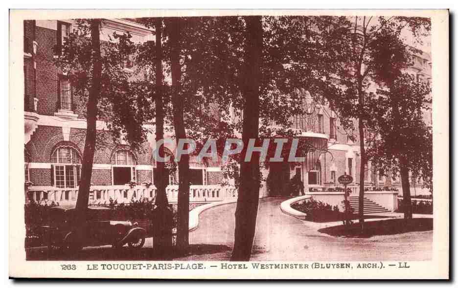 CPA LE TOUQUET-PARIS PLAGE - HOTEL WESTMINSTER ( BLUYSEN ARCH ) -LL