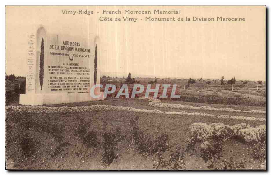 Vimy-Ridge - French Moroccan Memorial - Côte de Vimy - Monument de la Division Marocaine