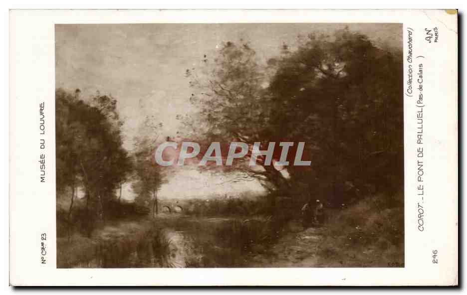 CPA Corot Le pont de Palluel Pas de Calais 