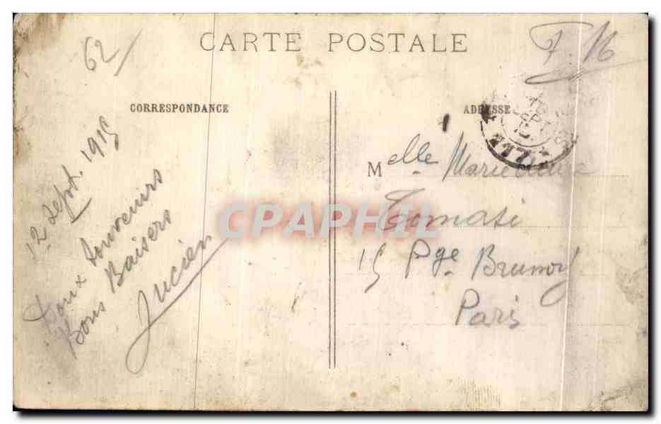 Notre-Dame de Lorette (P.-de-C.) — actuellement en ruines — Allemon-Béthune — Verso