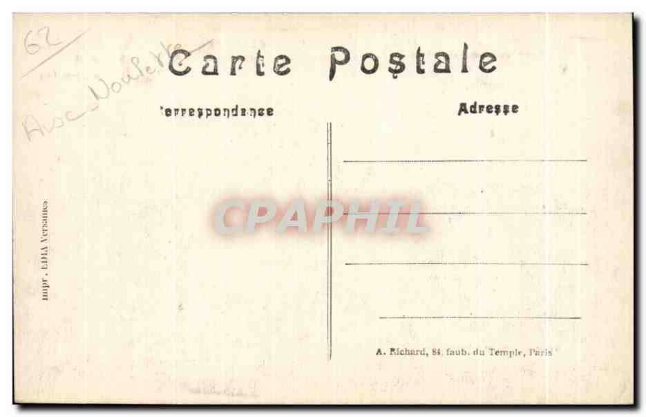 Der Moulin de Bouvigny — Der Große Krieg 1914-15 — A. R. Paris 116 — Rückseite