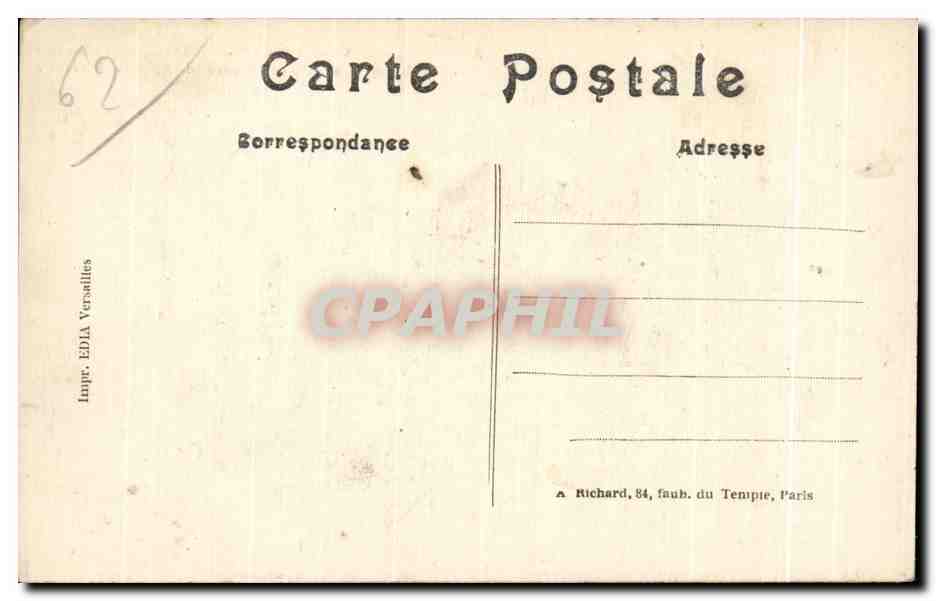 Neuville-Saint-Vaast — Aspect d'un coin du village après la victoire française — Éditeur A.R. n° 687 — Rückseite
