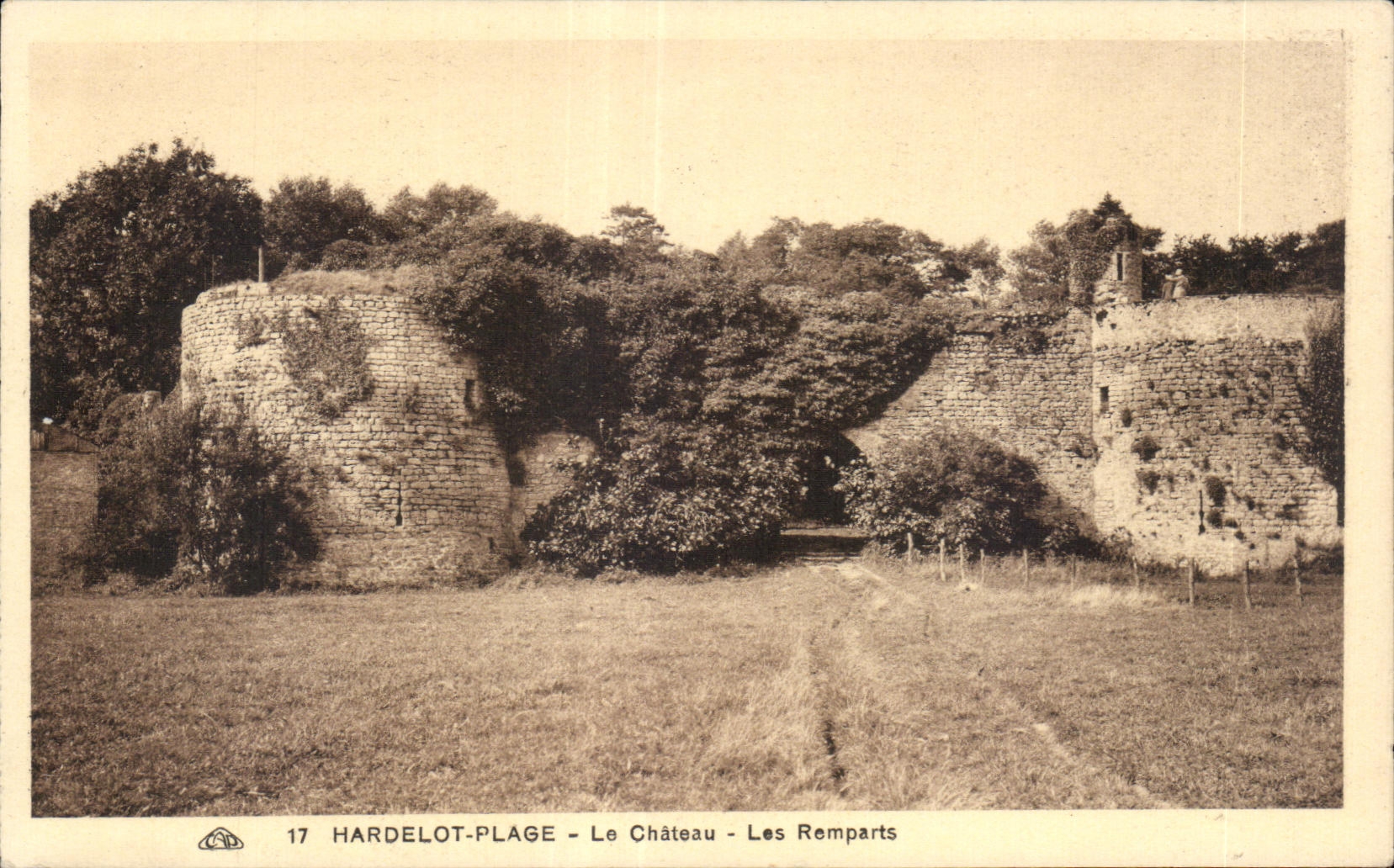 CPA Hardelot Plage Le Chateau Les Remparts