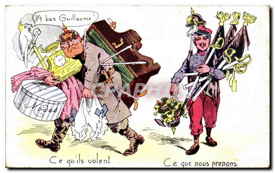 Caricature politique — Guillaume II — éditeur non visible