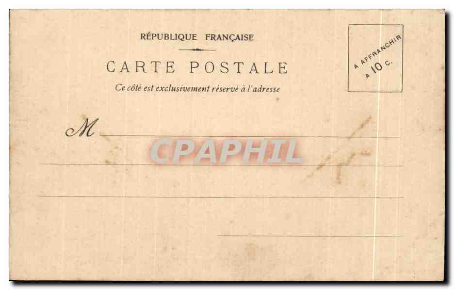 CPA Tu N est q une Vieille Vache Femme Chein  — Rückseite