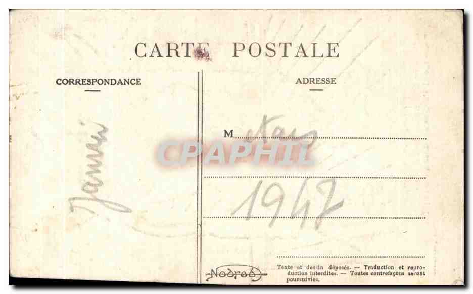 CPA Paire malhurous N abes per beigt txouns i abant poude M es egal I y a may de tres mezes m en passi Humour Docteur  — Rückseite