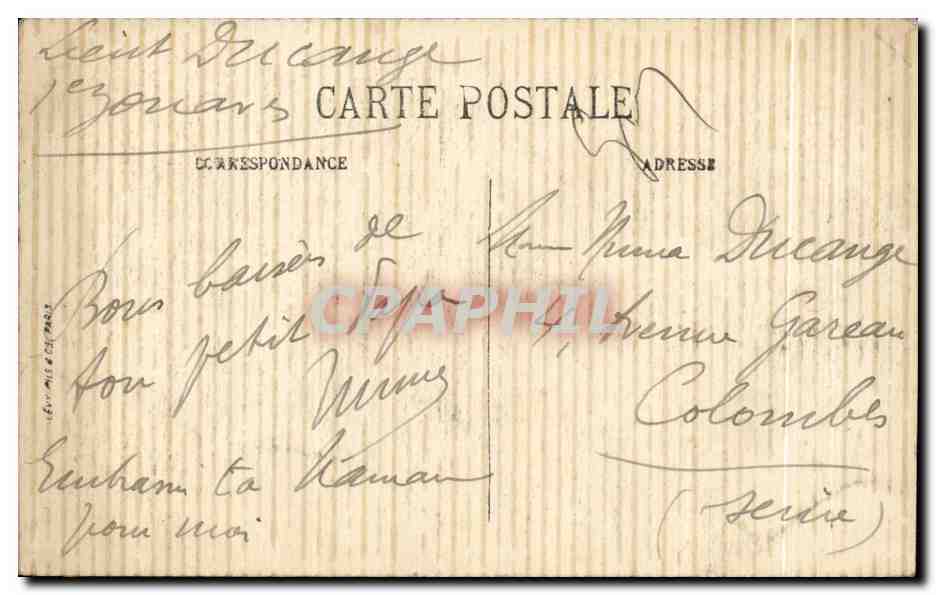 CPA En Mer Bateau Voilier  — Verso