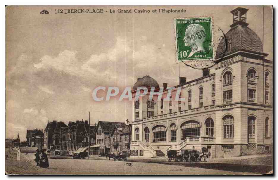 CPA BERCK-PLAGE - Le Grand Casino et I Esplanade