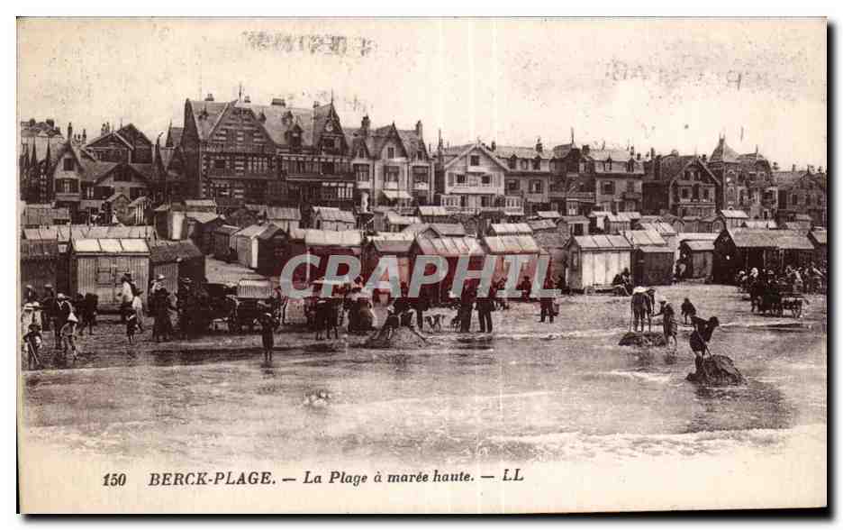 CPA BERCK-PLAGE - La Plage a maree haute - LL