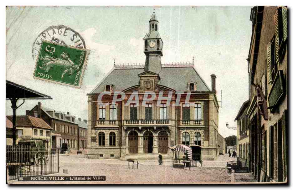 CPA BERCK-VILLE - L Hotel de Ville