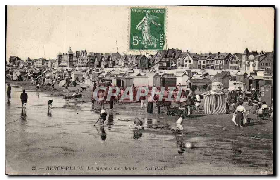 CPA BERCK PLAGE - La plage a mer haute Ane Donkey