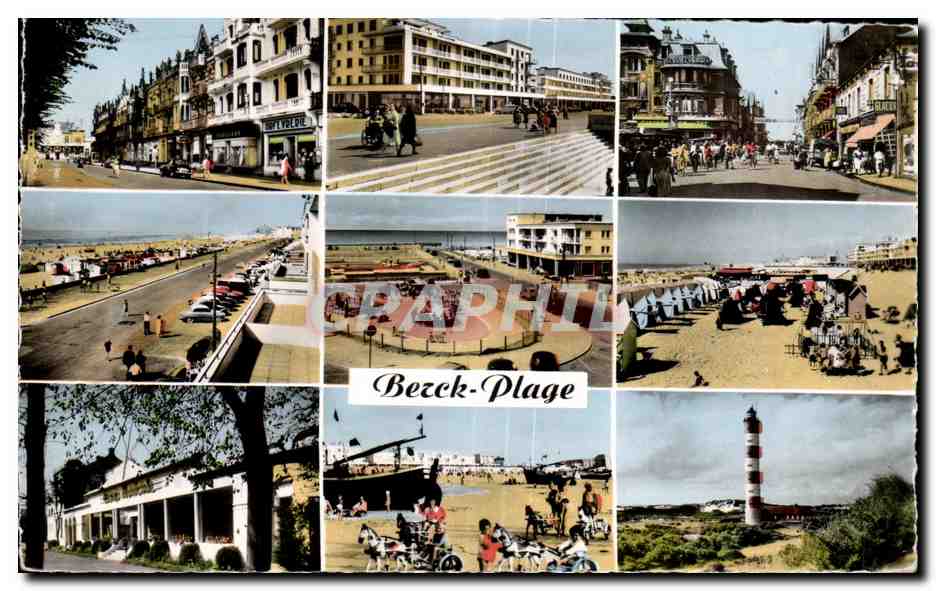 CPSM BERCK-PLAGE - Avenue General de Gaulle - L Esplanade