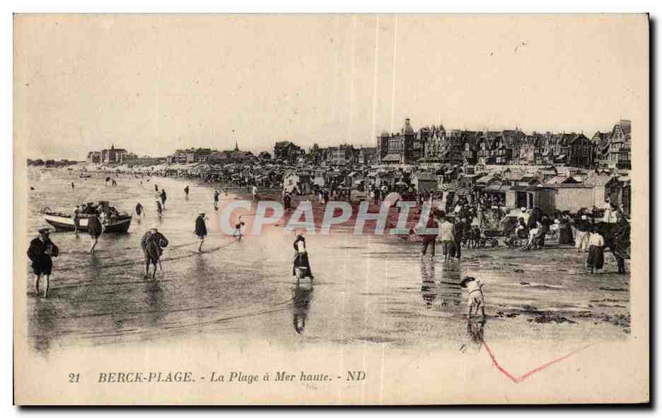 CPA BERCK-PLAGE - La Plage a Mer haute - ND