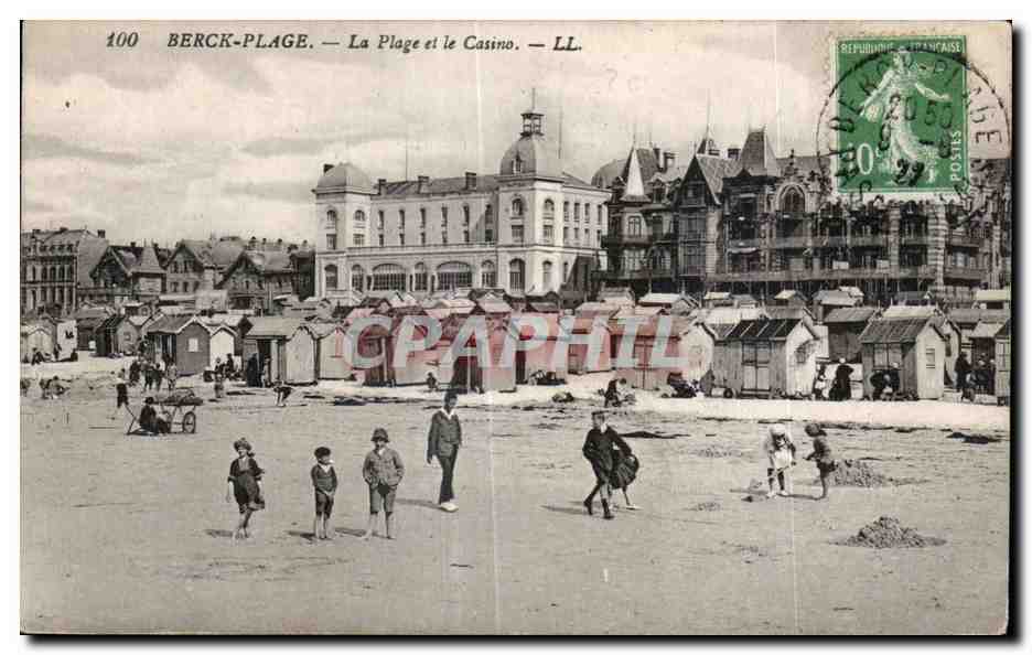 CPA BERCK-PLAGE - Le Plage et le Casino - LL 