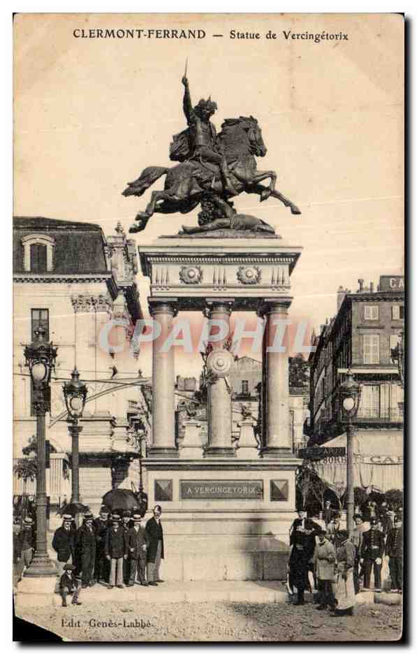Clermont-Ferrand — Statue de Vercingétorix — Edit. Genès-Labbe