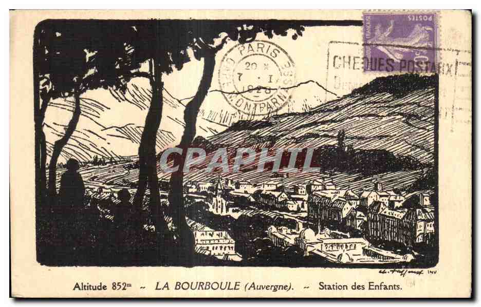 La Bourboule (Auvergne) — Station des Enfants — éditeur Ed. Tafforet, n° INV