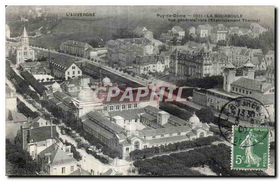 CPA LA BOURBOULE - Vue generale vers I Etablissement Thermal