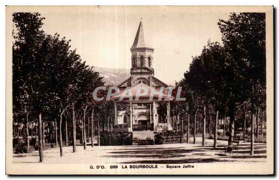 CPA LA BOURBOULE - Square Joffre