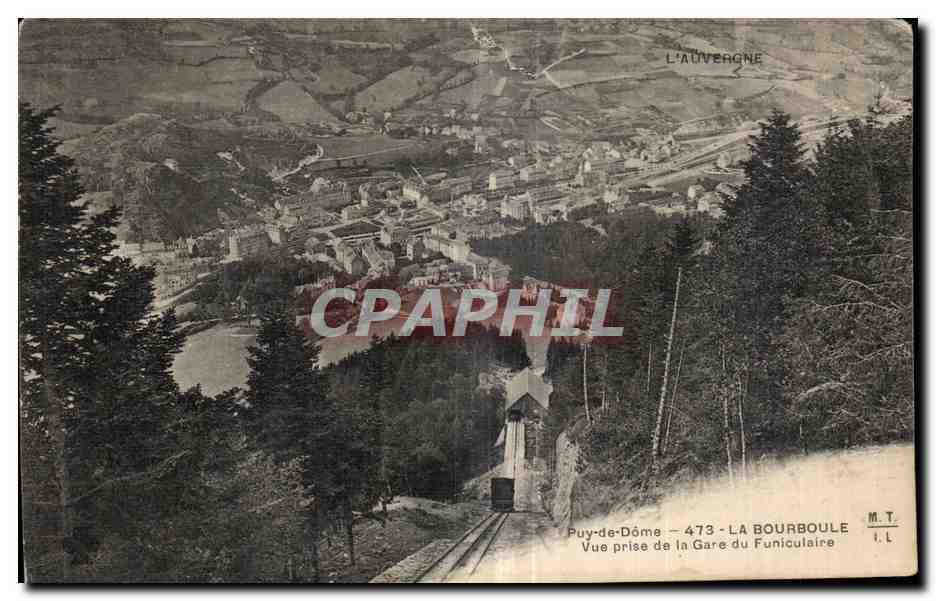 CPA La Bourboule Vue Prise de la Gare du Funiculaire