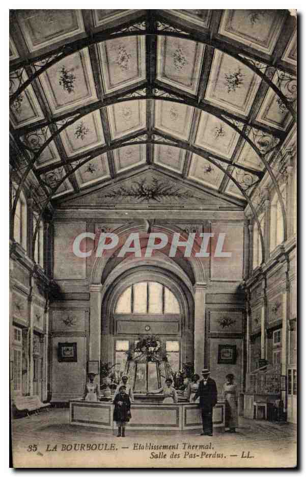 CPA La Bourboule Etablissement Thermal Salle des Pas-Perdus
