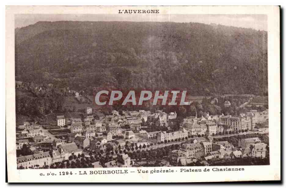CPA La Bourboule L Auvergne Vuegenerale Plateau de Charlannes