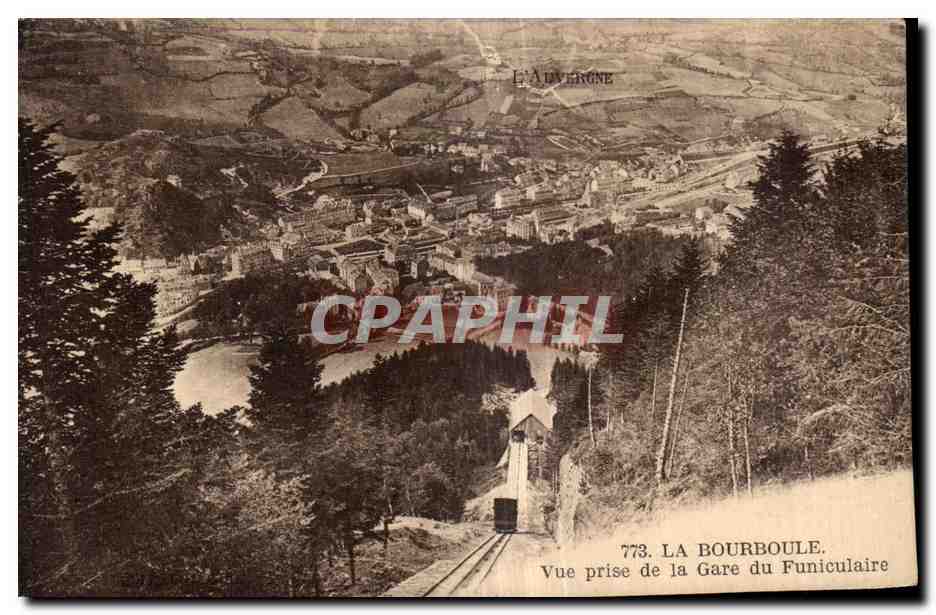 CPA La Bourboule Vue Prise de la Gare du Funiculaire