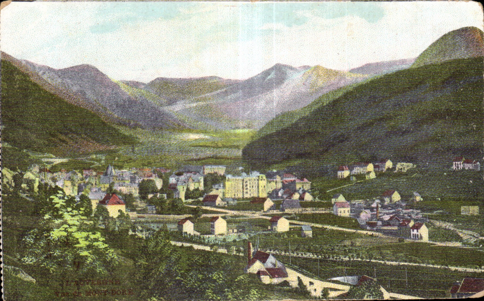 CPA Le Mont Dore La vallee du Sancy