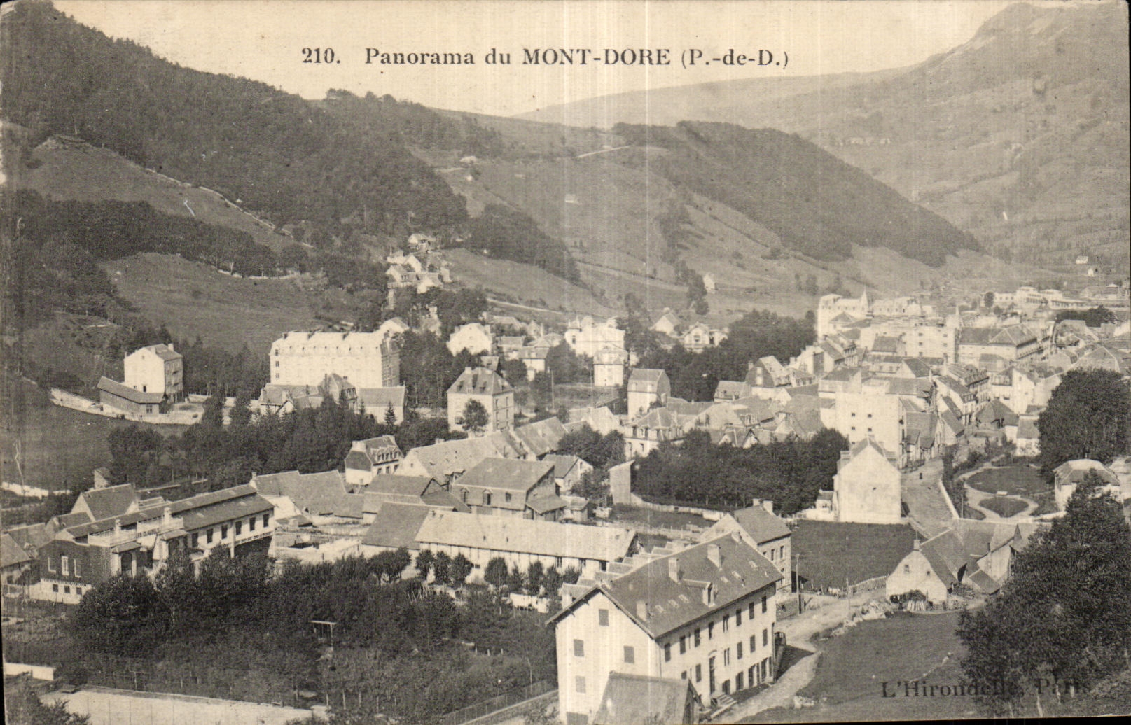 CPA Le Mont Dore Panorama 
