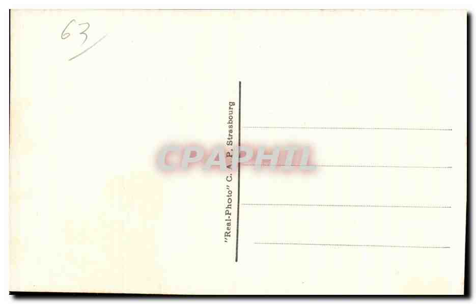 CPSM Le Mont Dore Casino et parc — Verso