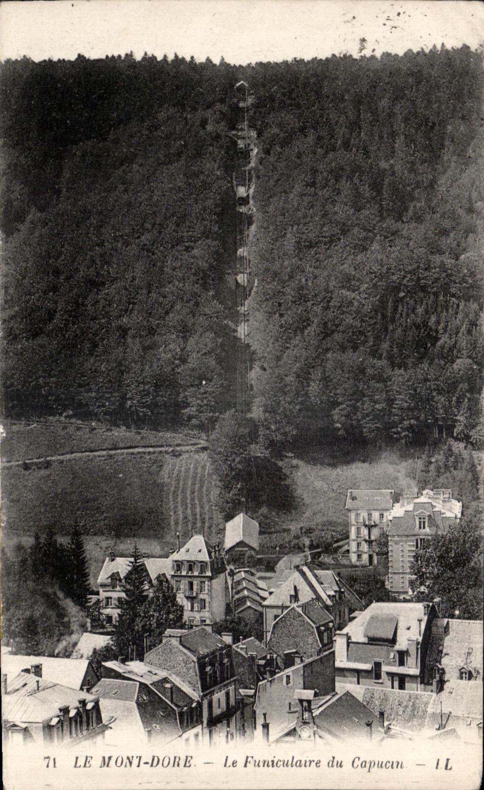 CPA Le Mont Dore Le funiculaire du Capucin