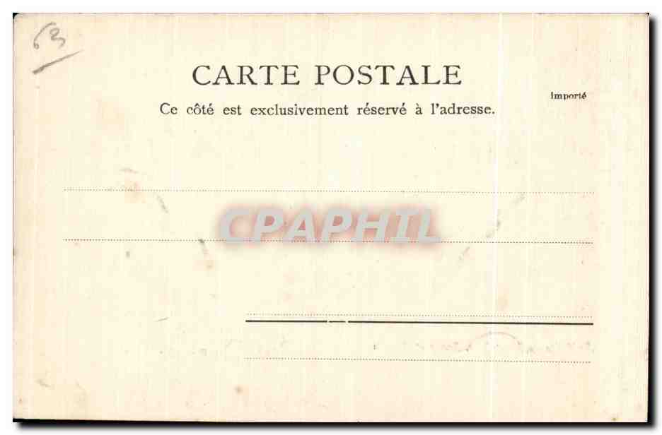 CPA Le Mont Dore La vallee du Mont Dore Sancy et le Capucin — Rückseite