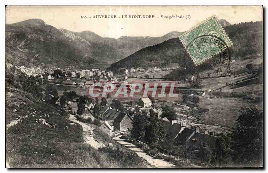 CPA Le Mont Dore vue generale