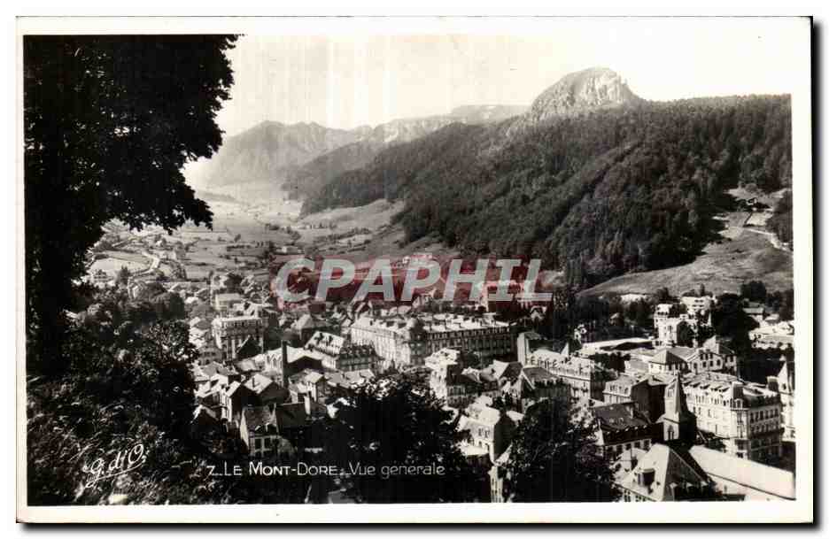 CPA LE MONT DORE Vue generale