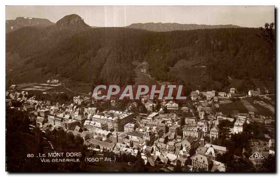 CPA LE MONT DORE Vue generale