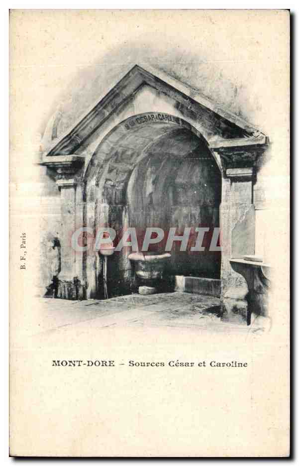 CPA LE MONT DORE Sources Cesar et Caroline