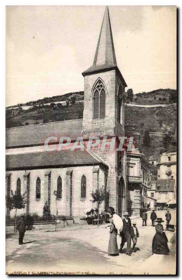 CPA Le Mont Dore L eglise