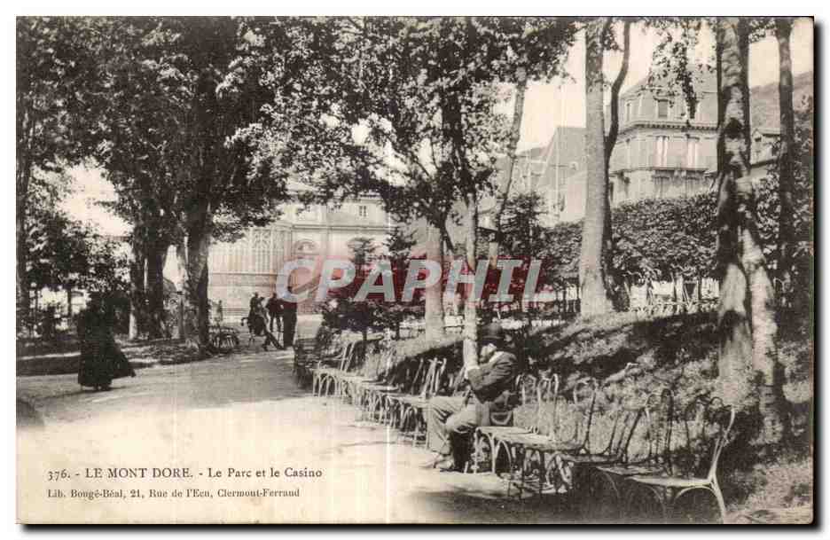 CPA Le Mont Dore Le Parc et le Casino