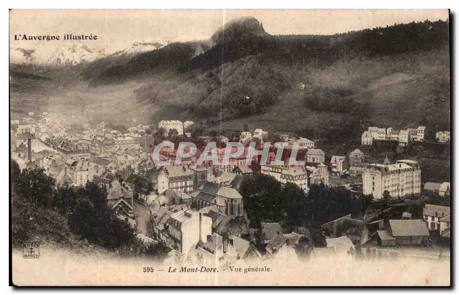 CPA Le Mont Dore Vue generale